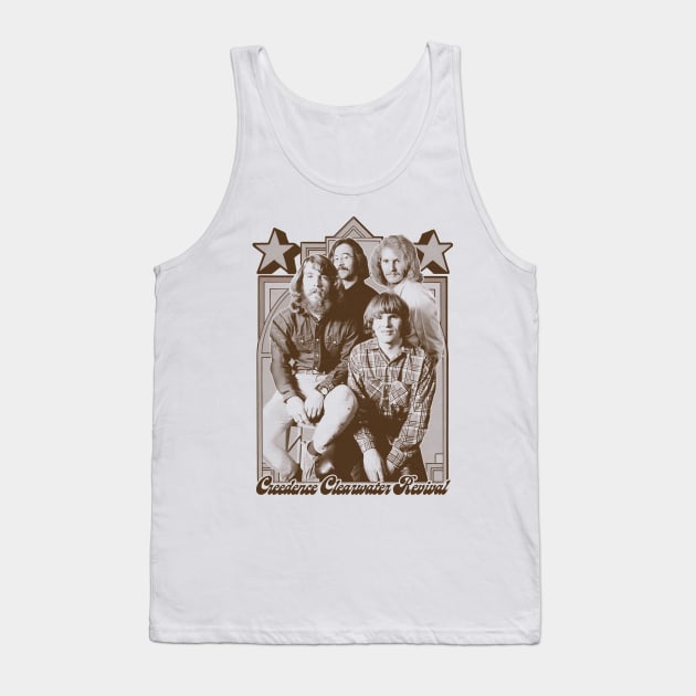 Creedence Clearwater Revival /\/ Original Vintage Style Fan Artwork Tank Top by DankFutura